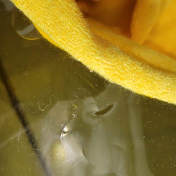 Vintage Sun Visor Yellow Sunhat Hat Terry Towel Bow Cap Saks Fifth Ave One Size - Picture 9 of 10